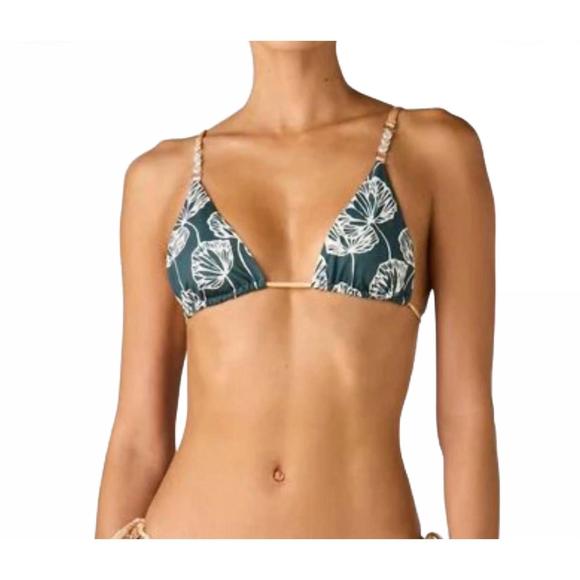 NEW PALMACEA kade bikini top in teal - Picture 1 of 3